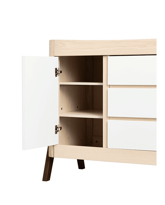 Hera Dresser - Natural Ash | Walnut - Gaia Baby