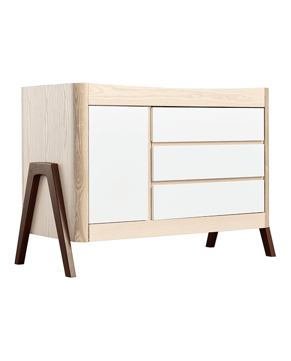 Hera Dresser - Natural Ash | Walnut - Gaia Baby