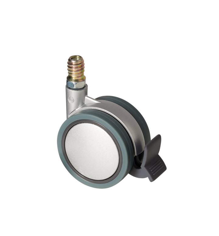 Serena Mini Cot - White | Walnut with included Mattress