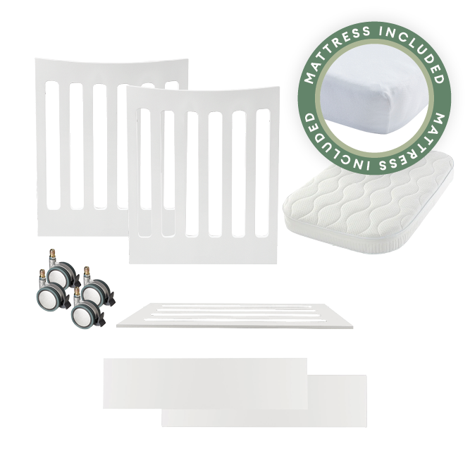 Serena Mini Cot Adaptor with included Mattress