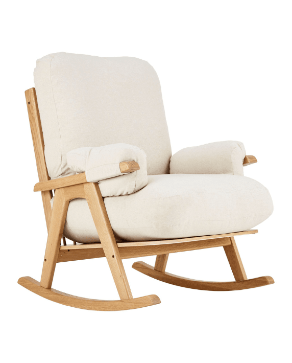 Hera Rocking Chair - Barley | Natural - Gaia Baby