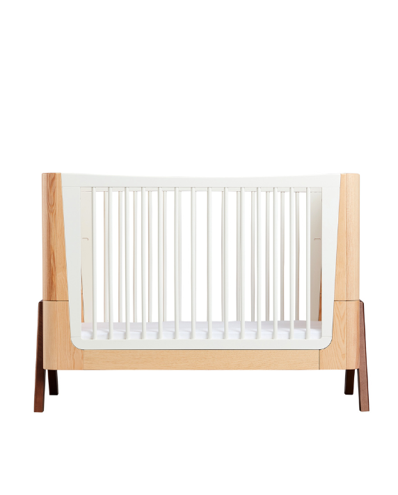 Gaia Baby Nursery Furniture - 4 Piece Set - Natural Ash | Walnut - Gaia-Baby