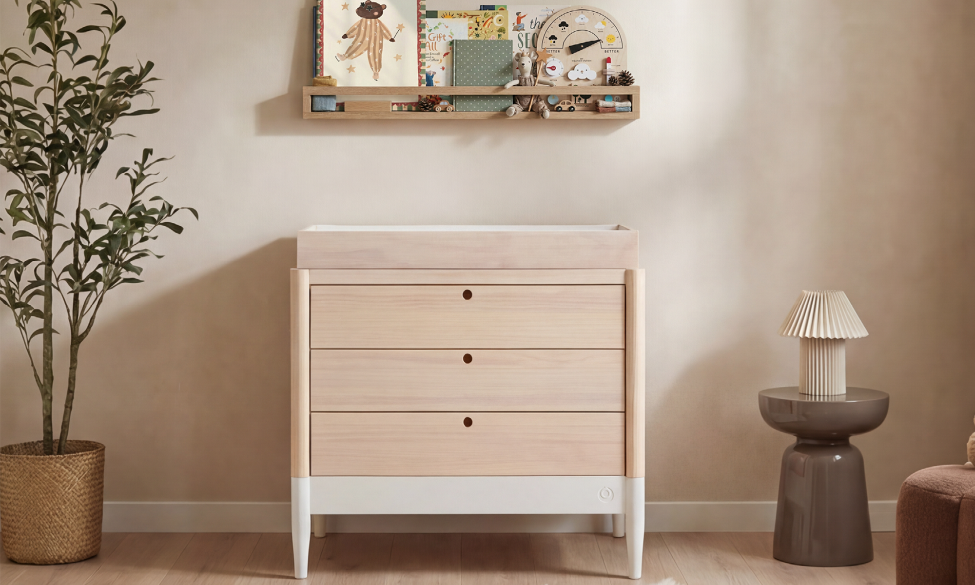 Gaia Baby nursery dresser in an Australian baby room