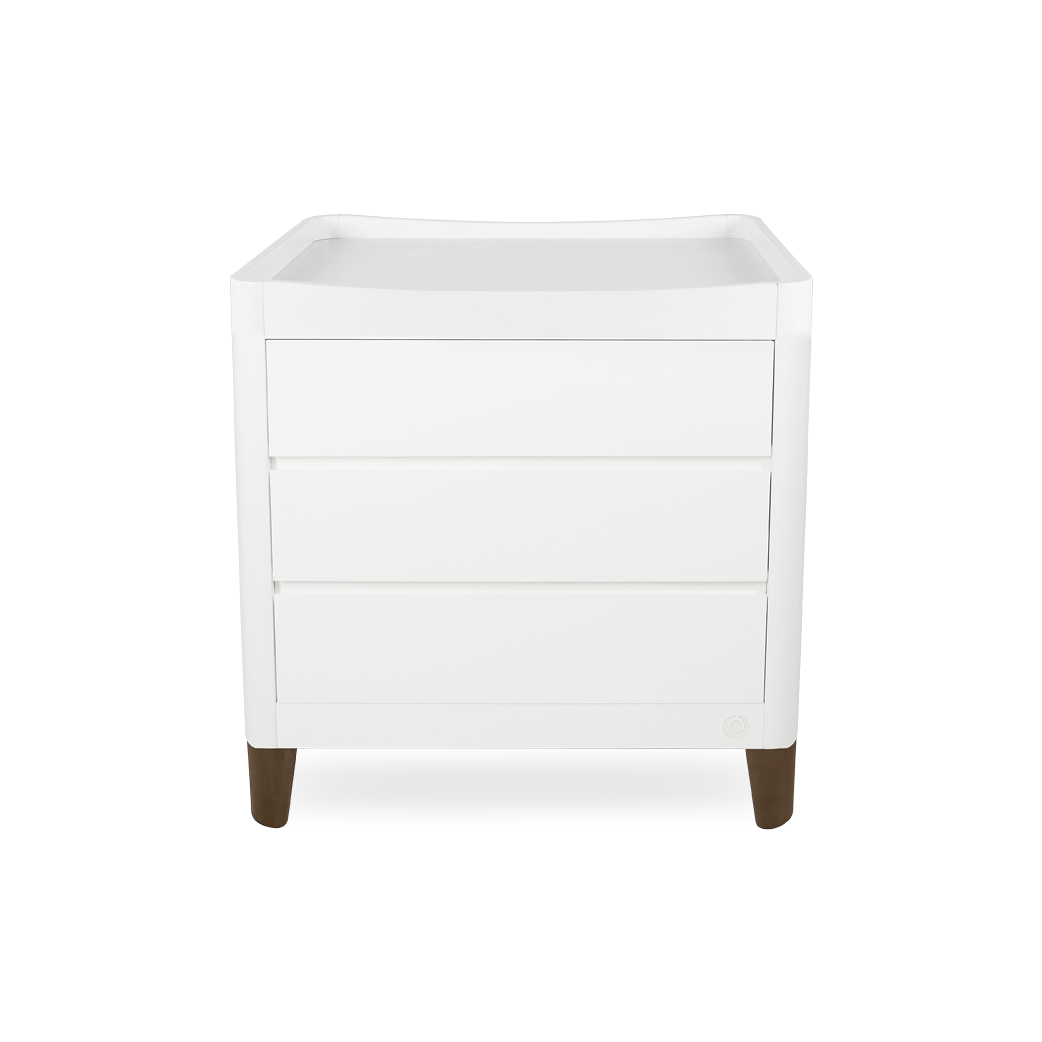 Serena Dresser - White | Walnut - Gaia Baby