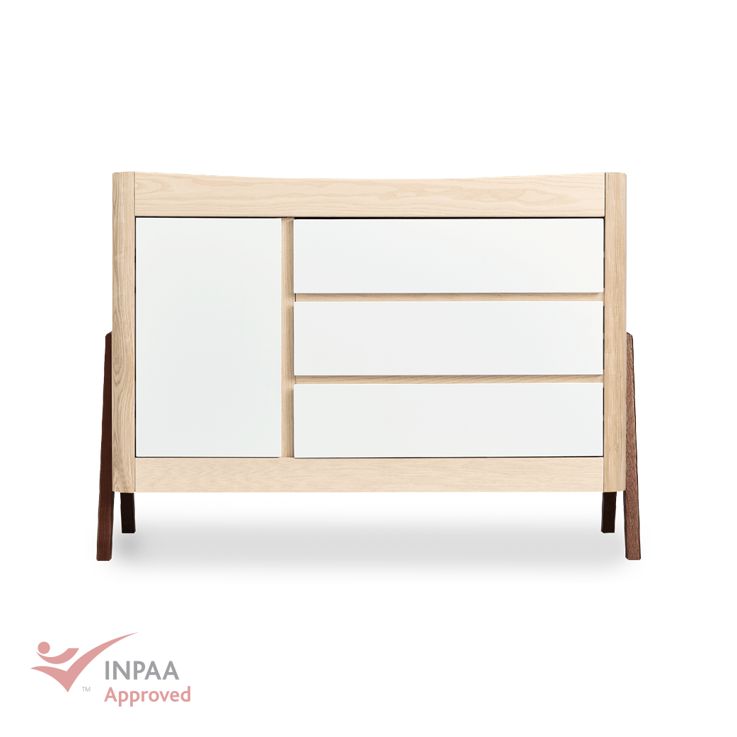 Hera Dresser - Natural Ash | Walnut - Gaia Baby