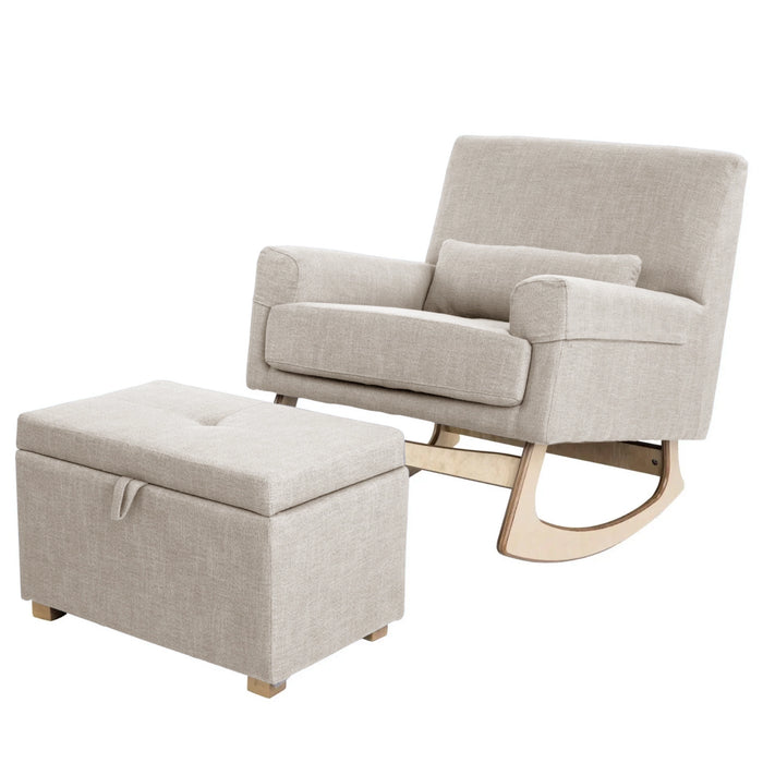 The Serena chair with its matching footstool
