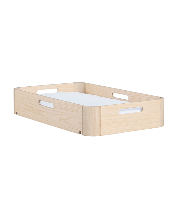 Gaia Baby Nursery Furniture - 4 Piece Set - Natural Ash | Walnut