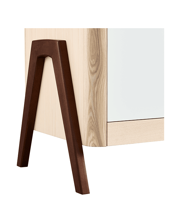 Hera Dresser - Natural Ash | Walnut - Gaia Baby