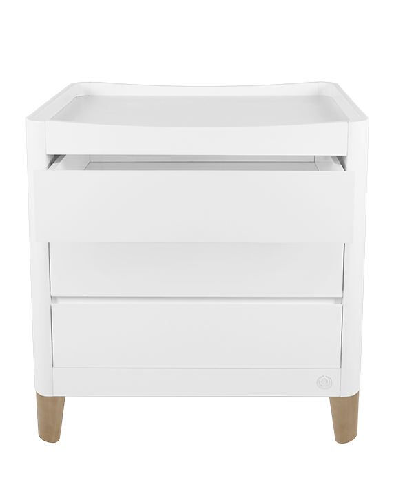 Serena Dresser - White | Natural