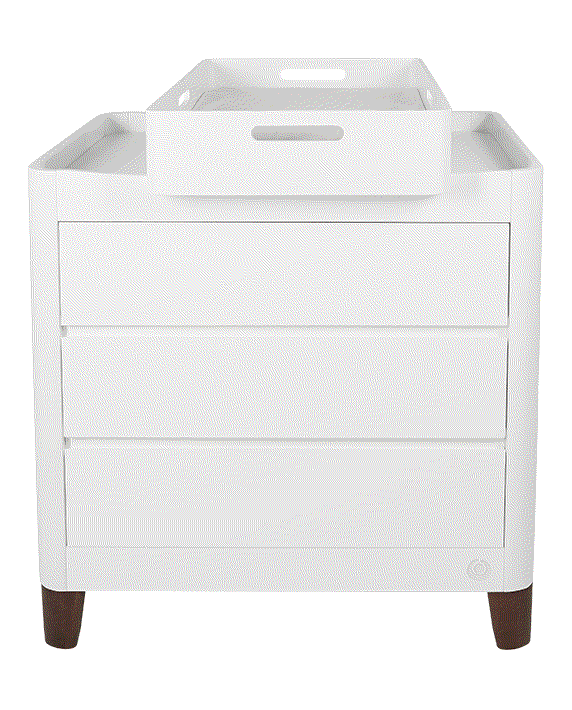 Serena Dresser - White | Walnut