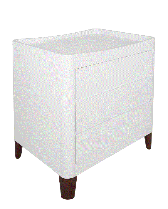 Serena Dresser - White | Walnut