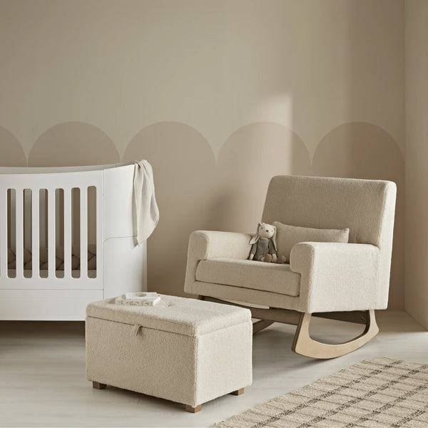 Serena Rocking Chair - Biscuit Boucle
