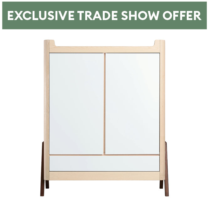 Exclusive Expo Offer - Hera Wardrobe - Natural Ash | Walnut