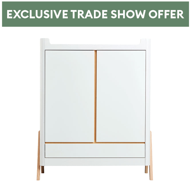 Exclusive Expo Offer - Hera Wardrobe - Scandi White | Natural