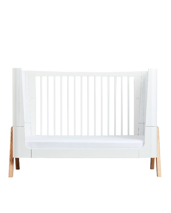 Hera Cot Bed - Scandi White | Natural - Gaia-Baby