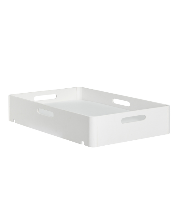 Gaia Baby Nursery Furniture - 4 Piece Set - Scandi White | Natural